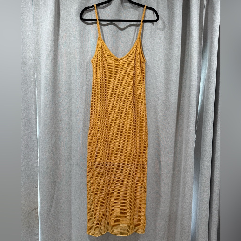 Bershka Honey Yellow Knit dress